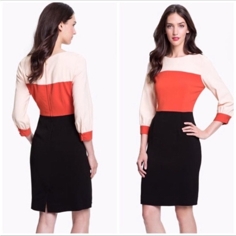 Kate Spade ♠️ Parker Colorblock Sheath Dress Taylor Swift - Picture 2 of 16